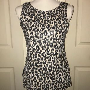 Animal print top